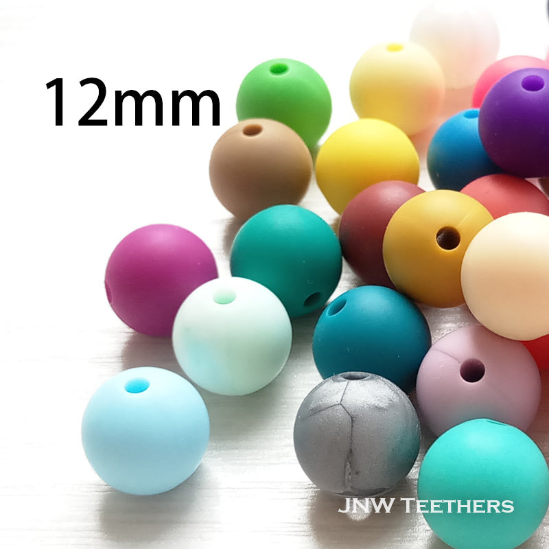 12mm silicone round balls JNWTeethers