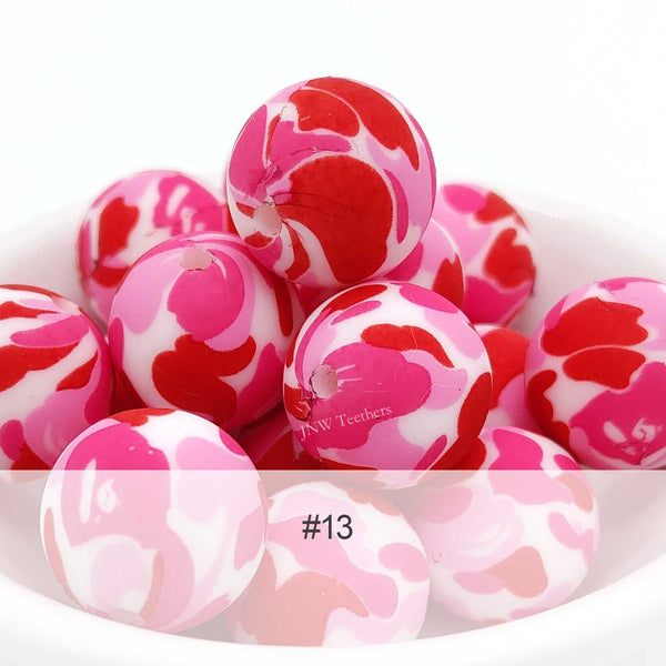Silicone Print Beads #13