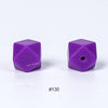 10pcs 17mm Silicone Hexagon Beads