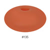 Perles en silicone en forme de soucoupe de 12 mm