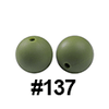 20pcs 12mm Round Silicone Beads