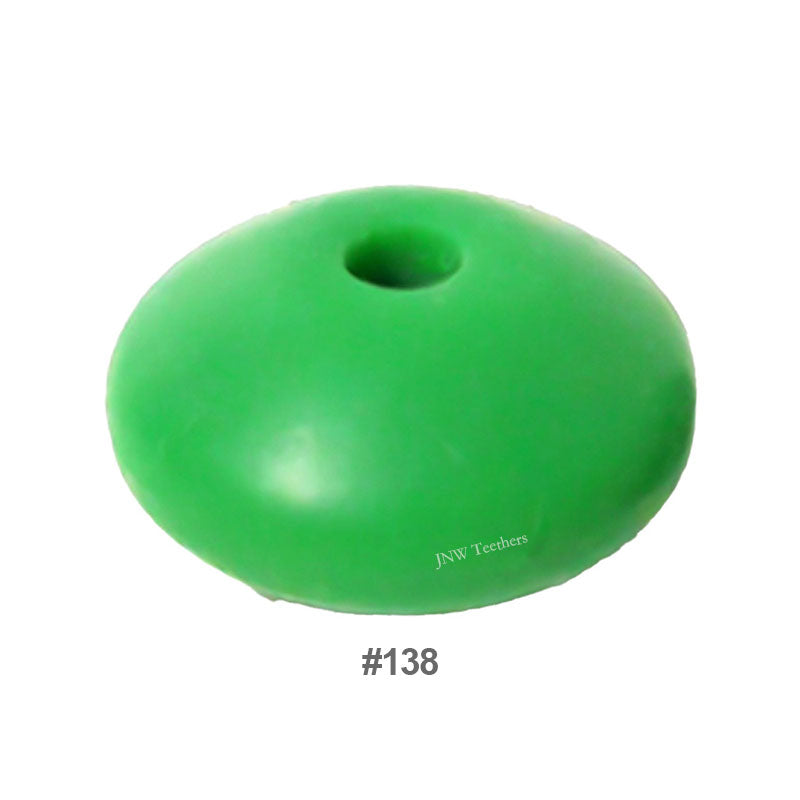 Perles en silicone en forme de soucoupe de 12 mm