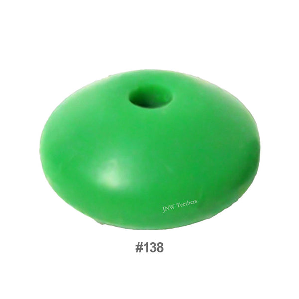 Perles en silicone en forme de soucoupe de 12 mm