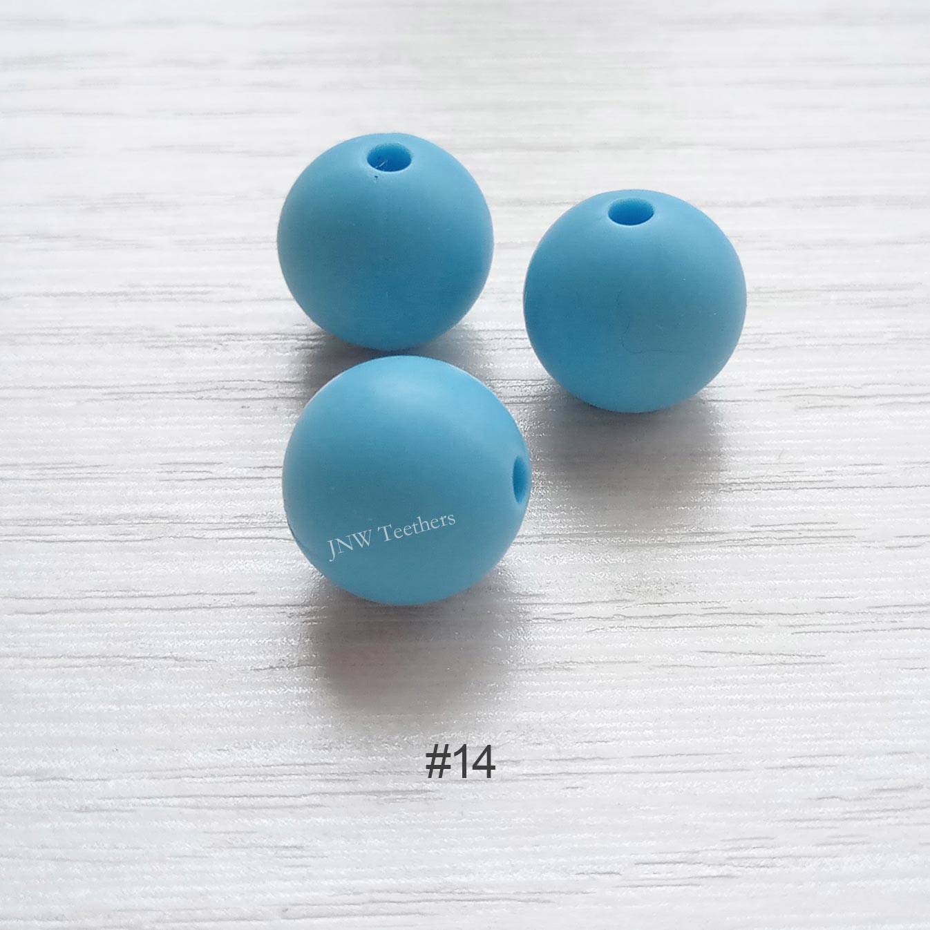 Perles rondes en silicone de 9 mm
