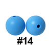 20pcs 12mm Round Silicone Beads