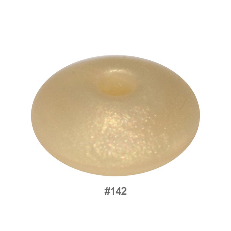 Perles en silicone en forme de soucoupe de 12 mm