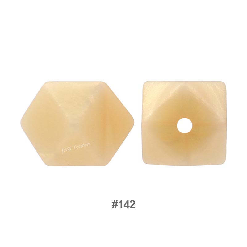 Perles hexagonales en silicone