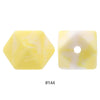 Perles hexagonales en silicone