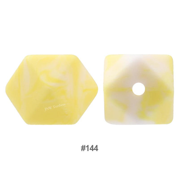 Perles hexagonales en silicone