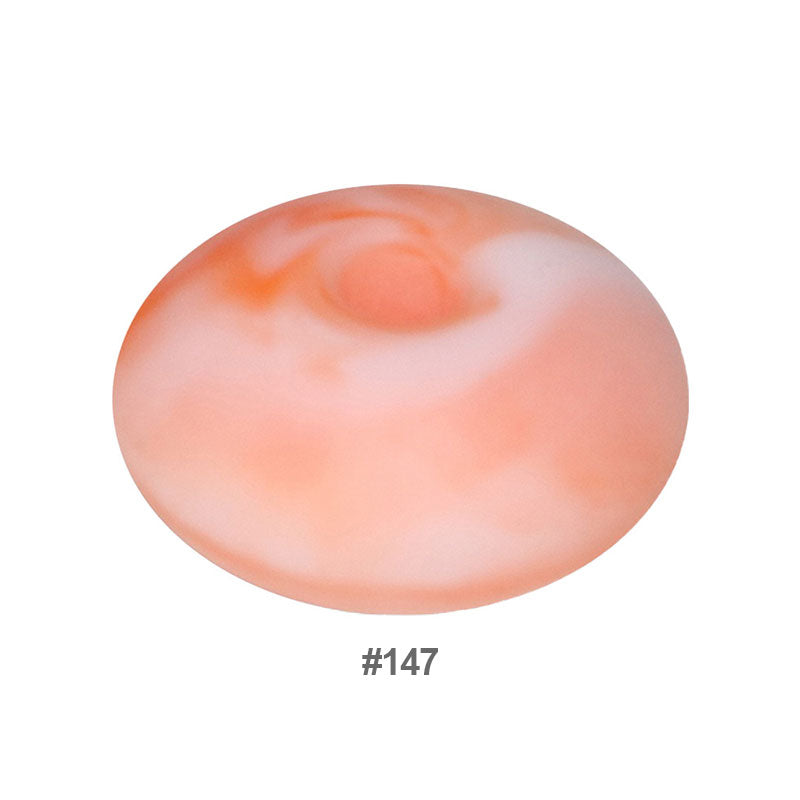 Perles en silicone en forme de soucoupe de 12 mm