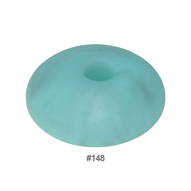 Perles en silicone en forme de soucoupe de 12 mm