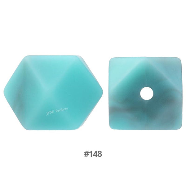 Perles hexagonales en silicone