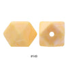 Perles hexagonales en silicone