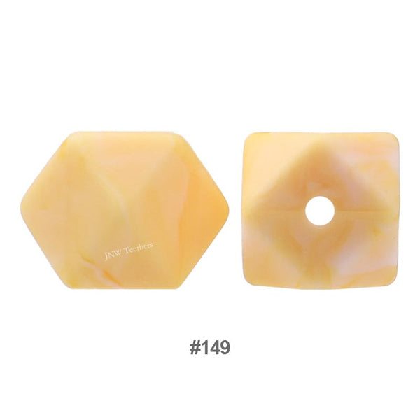 Perles hexagonales en silicone