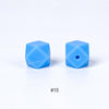 20pcs 14mm Silicone Hexagon Beads