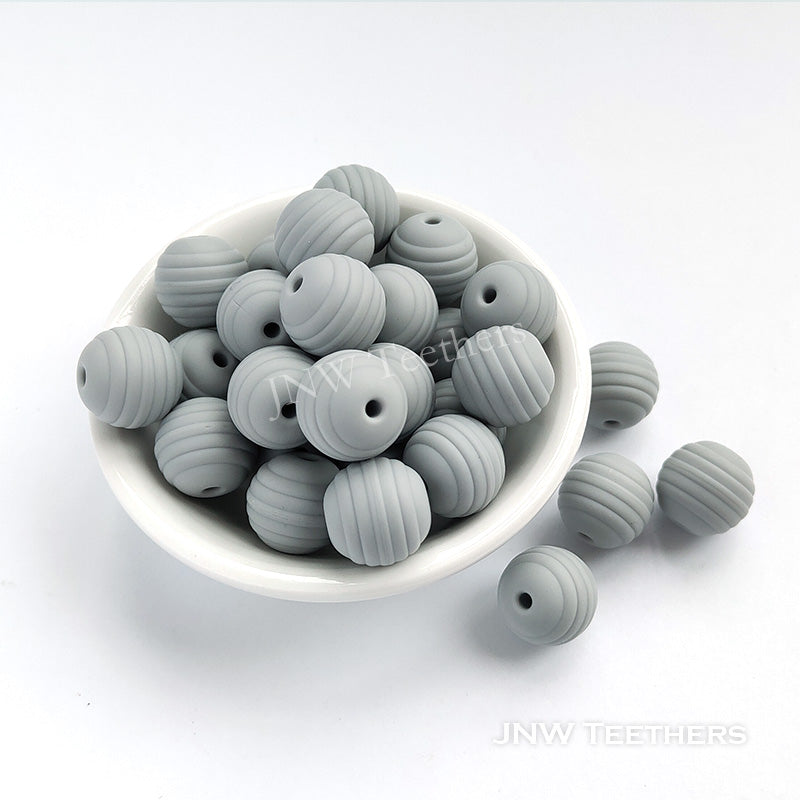 Grandes perles de silicone roses de 40 mm