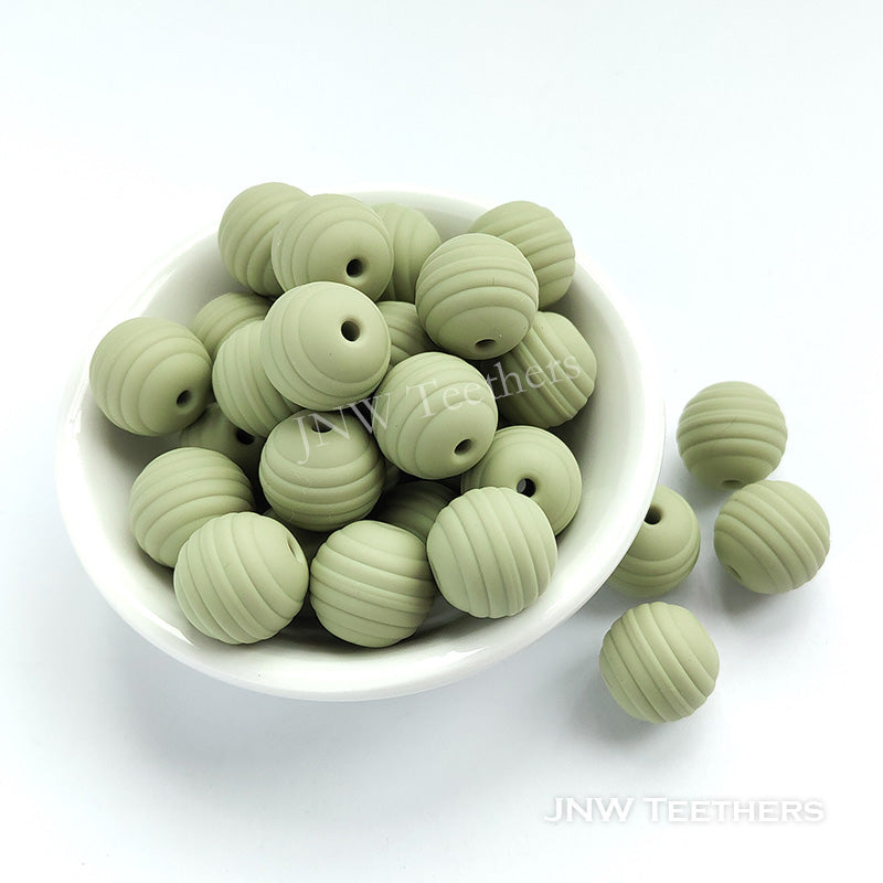 Grandes perles de silicone roses de 40 mm