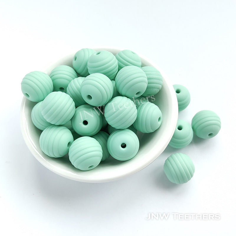 Grandes perles de silicone roses de 40 mm