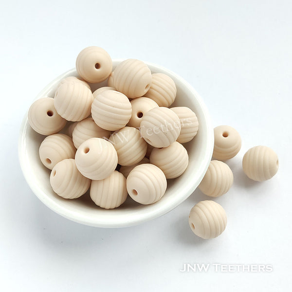 Grandes perles de silicone roses de 40 mm