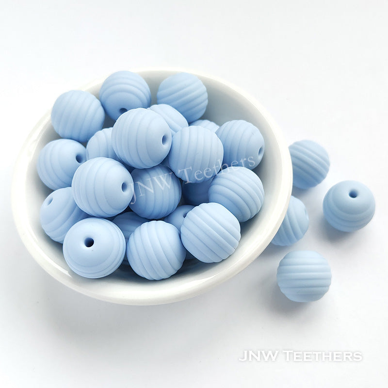 Grandes perles de silicone roses de 40 mm