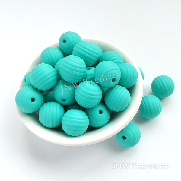 15mm Silicone Beehive Beads