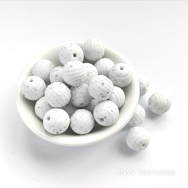 Grandes perles de silicone roses de 40 mm
