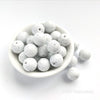 Grandes perles de silicone roses de 40 mm