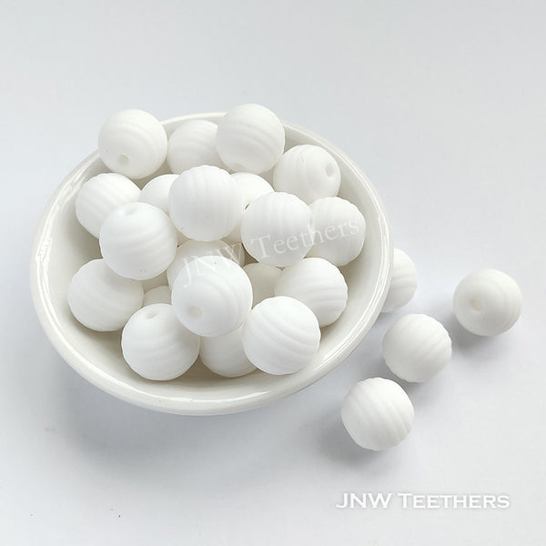 Grandes perles de silicone roses de 40 mm