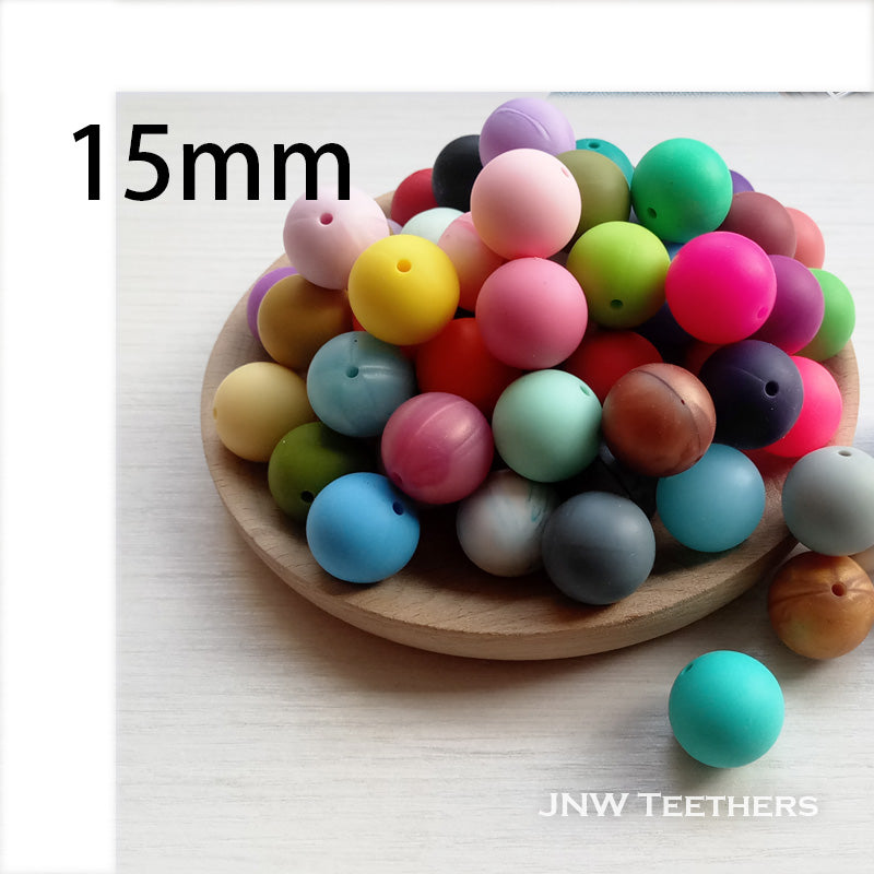 20pcs 15mm Rounds - Color #1 to #63