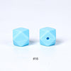 20pcs 14mm Silicone Hexagon Beads