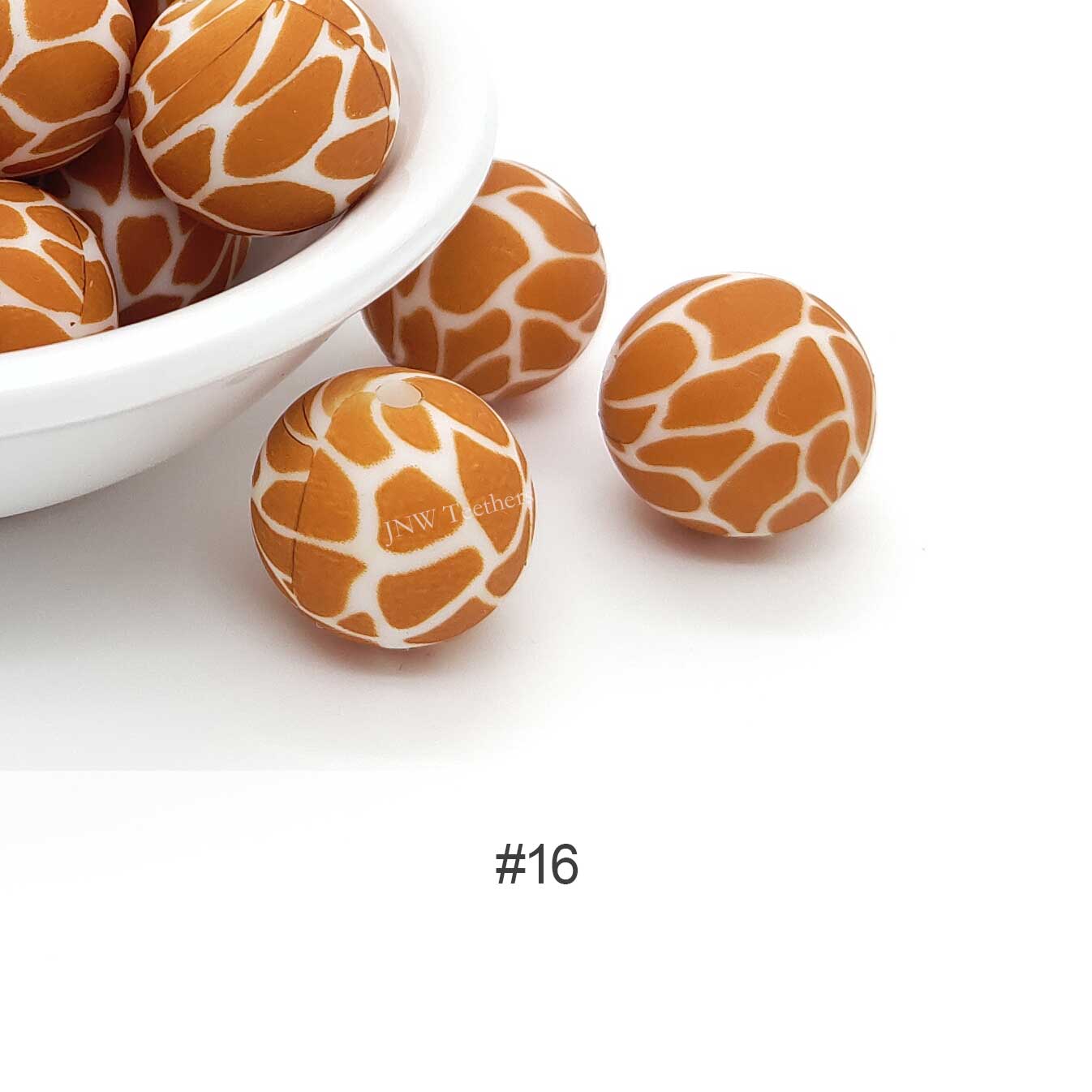 Silicone Print Beads #16