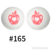 15mm Silicone Printed Beads Pattern E