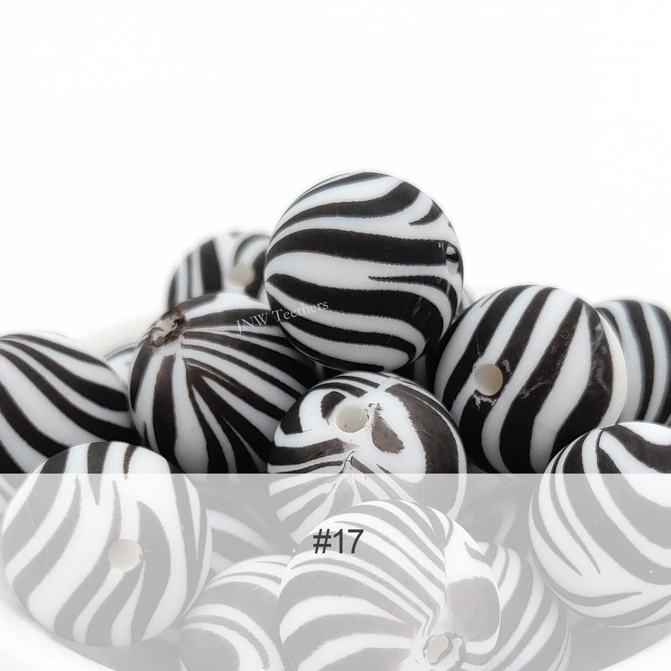Silicone Print Beads #17
