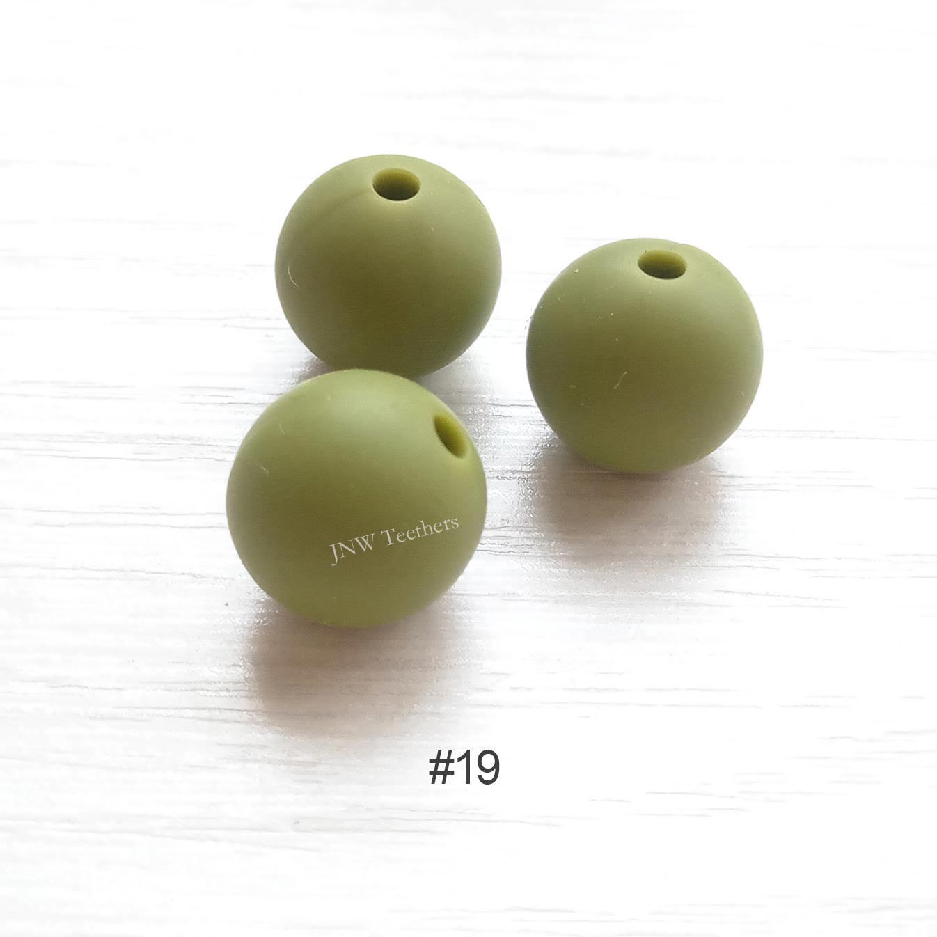 9 mm runde Silikonperlen