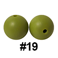 20pcs 12mm Round Silicone Beads
