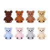 3D Bears Silicone Focal Beads