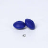 Silikonlinse 12mm Flach "Cobalt Blau"