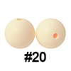 20pcs 12mm Round Silicone Beads