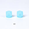 20pcs 14mm Silicone Hexagon Beads