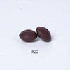 Perles en silicone en forme de soucoupe de 12 mm