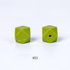 20pcs 14mm Silicone Hexagon Beads