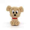 5pcs Dog Silicone Focal Beads