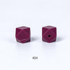 20pcs 14mm Silicone Hexagon Beads