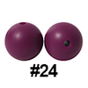 20pcs 12mm Round Silicone Beads