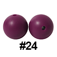 20pcs 12mm Round Silicone Beads