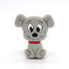 5pcs Dog Silicone Focal Beads
