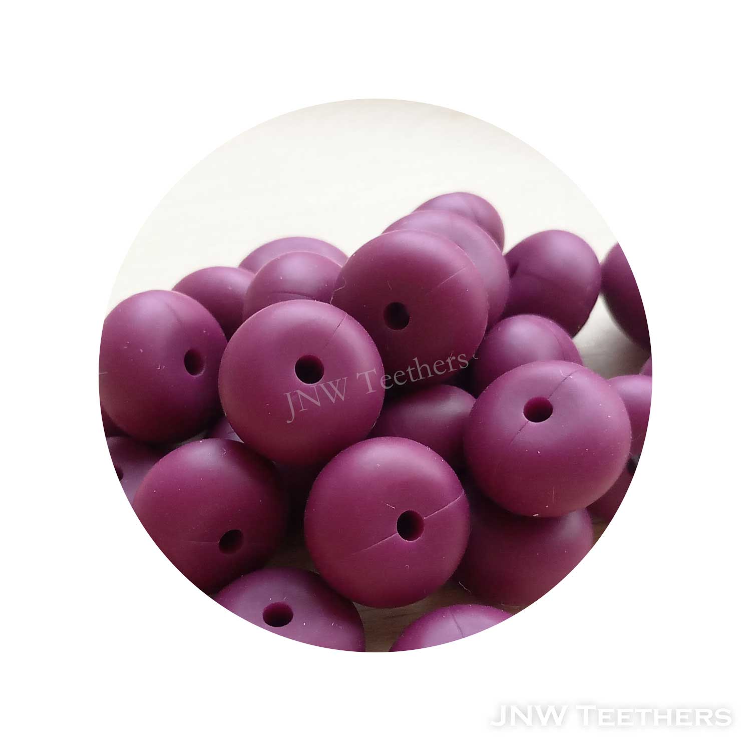 14 mm Silikon-Abakus - Weinrot