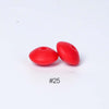 Perles en silicone en forme de soucoupe de 12 mm