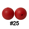 20pcs 12mm Round Silicone Beads