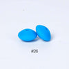 Perles en silicone en forme de soucoupe de 12 mm
